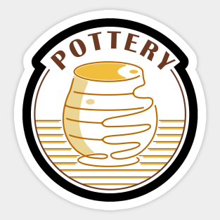 Pottery artwork Sticker